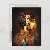 Lucht - Het bizarre hoofdprofiel van Arcimboldo Briefkaart (Voorkant / Achterkant)