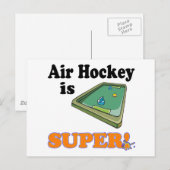 lucht-hockey is super briefkaart (Voorkant / Achterkant)