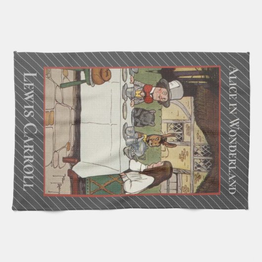 LUCHT IN WONDERLAND, LEWIS CARROLL CLASSIC NOVEL  THEEDOEK (Horizontaal)