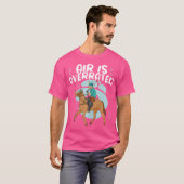 Lucht is overschat watervoetbal waterpolospeler t-shirt (Voorkant volledig)