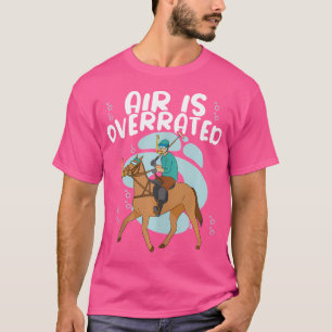 Lucht is overschat watervoetbal waterpolospeler t-shirt