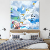 Lucht kunstschilderwerk — Afdrukken (Insitu (Slaapkamer))