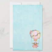 Lucht luchtballon met Beer Waterverf Briefpapier (Voorkant)