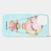 Lucht luchtballon met Beer Waterverf Case-Mate iPhone Case (Achterkant (horizontaal))