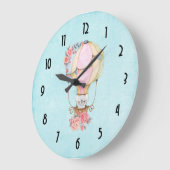 Lucht luchtballon met Beer Waterverf Grote Klok (Hoek)