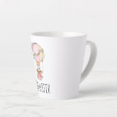 Lucht luchtballon met Beer Waterverf Latte Mok (Rechterhoek)