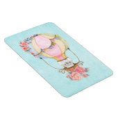 Lucht luchtballon met Beer Waterverf Magneet (Rechterzijde)