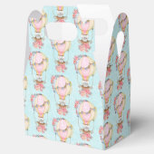 Lucht luchtballon met Beer Waterverf Patroon Bedankdoosjes (Geopend)