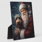 Lucht met Sinterklaas Feestelijke Kerstmis Fotoplaat (Zijkant)