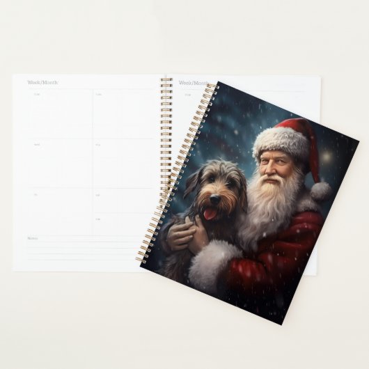 Lucht met Sinterklaas Feestelijke Kerstmis Planner (Display)