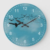 Lucht met vogels grote klok (Voorkant)