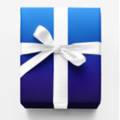 Lucht naar Midnight Blue Gradient Cadeaupapier