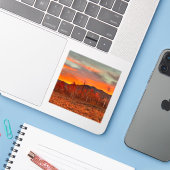 Lucht op Vinyl in Brand Sticker (Laptop met iPhone)
