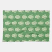 Lucht Plant Groene Tonen Theedoek (Horizontaal)