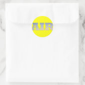 Lucht Ronde Sticker (Tas)