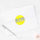 Lucht Ronde Sticker (Envelop)
