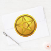 "Lucht" Ronde Sticker (Envelop)