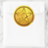 "Lucht" Ronde Sticker (Tas)