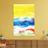 Lucht Schouder I Canvas Afdruk (Insitu (Woonkamer))