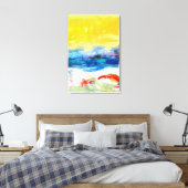 Lucht Schouder I Canvas Afdruk (Insitu (Slaapkamer))