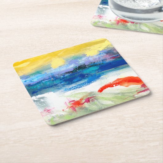 Lucht Schouder I Kartonnen Onderzetters (Schuin)