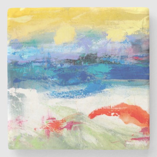 Lucht Schouder I Stenen Onderzetter (Voorkant)