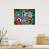 Lucht Speelplaats Scène Poster (Keuken)