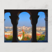 Lucht Uitzicht van Boedapest, Hongarije Briefkaart (Voorkant)