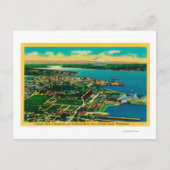 Lucht uitzicht van de Werf van de Marine Bremerton Briefkaart (Voorkant)