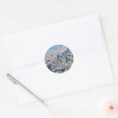 Lucht Uitzicht van Doubai Ronde Sticker (Envelop)