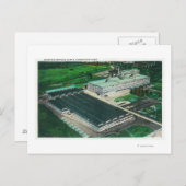 Lucht Uitzicht van goodyear-Zeppelin Vervaardiging Briefkaart (Voorkant / Achterkant)