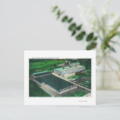 Lucht Uitzicht van goodyear-Zeppelin Vervaardiging Briefkaart (Staand voorkant)