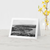 Lucht uitzicht van Kodiak, de Foto van Alaska Kaart (Gele Bloem)