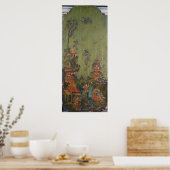 Lucht, van een reeks panelen die poster (Keuken)