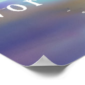 Lucht van ideeën Wharton Quote Beachscape Poster (Hoek)