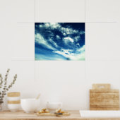 Lucht van wolken poster (Keuken)