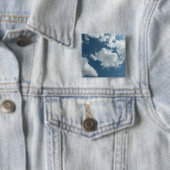 Lucht Vierkante Button 5,1 Cm (In situ)