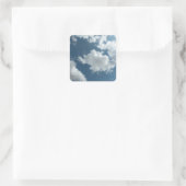 Lucht Vierkante Sticker (Tas)