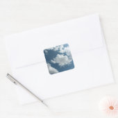 Lucht Vierkante Sticker (Envelop)
