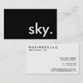 lucht. visitekaartje (Voorkant / Achterkant)