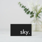 lucht. visitekaartje (Staand voorkant)