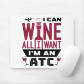 Lucht Wijn uit Funny Wine Muismat (Met muis)