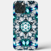 Lucht zilverkleurig, lijkt op geborsteld staal met Case-Mate iPhone case (Achterkant)