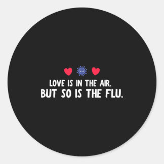 Lucht Zo Flu Valentijnsdag Ronde Sticker