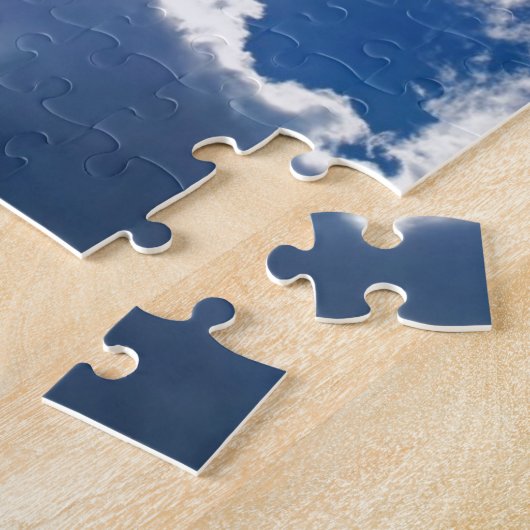 lucht , zon en wolken legpuzzel (Zijkant)