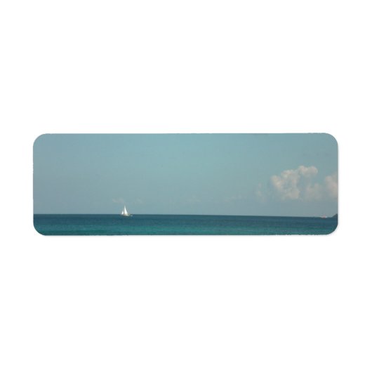 Lucht, zon en Zee Etiket (Voorkant)