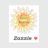 Lucht Zon Schijnt Helder Sticker (Vel)