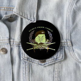 Luchtaanval eenheden militaire insigne stijl ronde button 4,0 cm