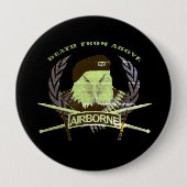 Luchtaanval eenheden militaire insigne stijl ronde button 4,0 cm (Voorkant)