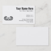 Luchtaanvalsplaat Visitekaartje (Voorkant / Achterkant)